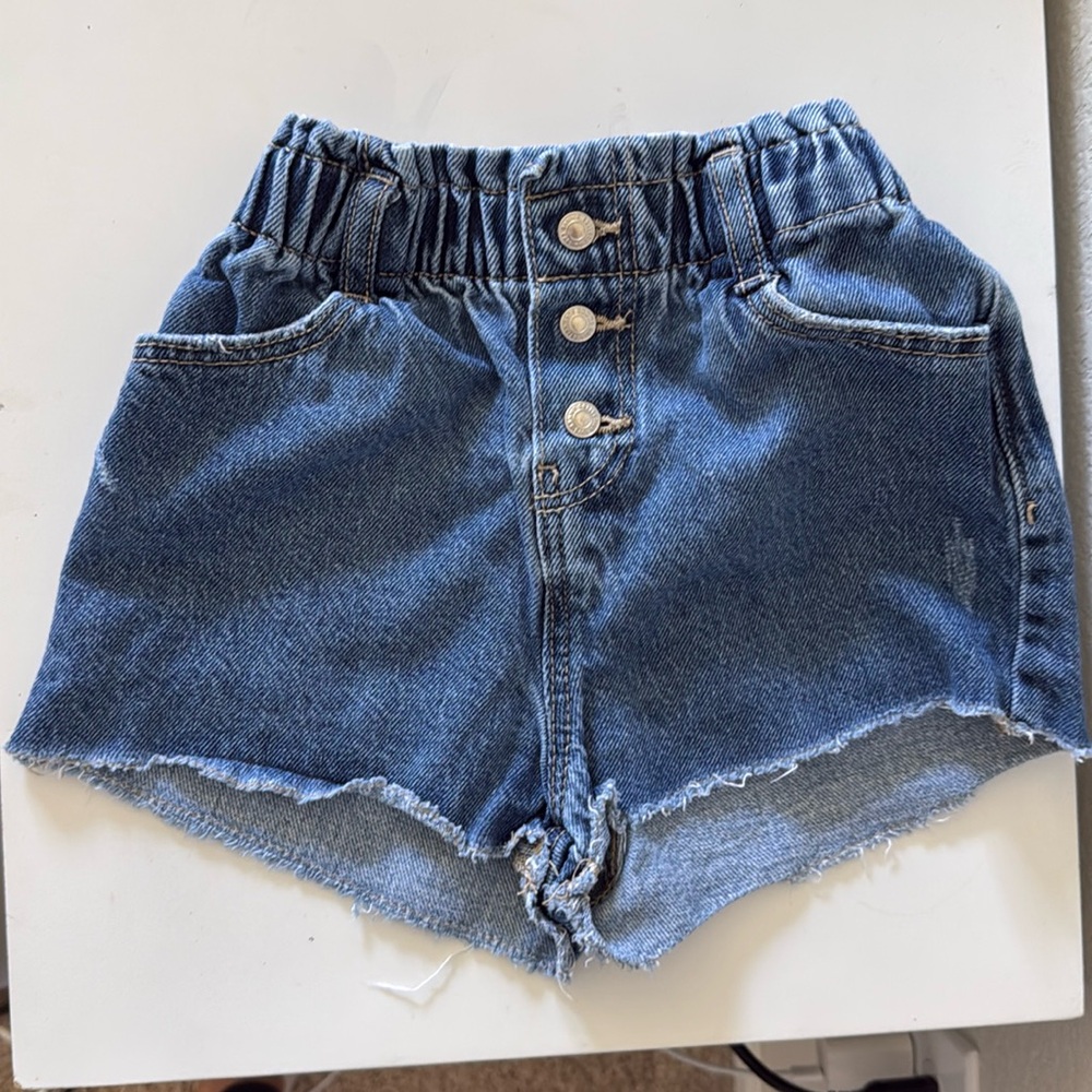 Zara Toddler Denim Shorts with Snap Buttons (2-3 years)